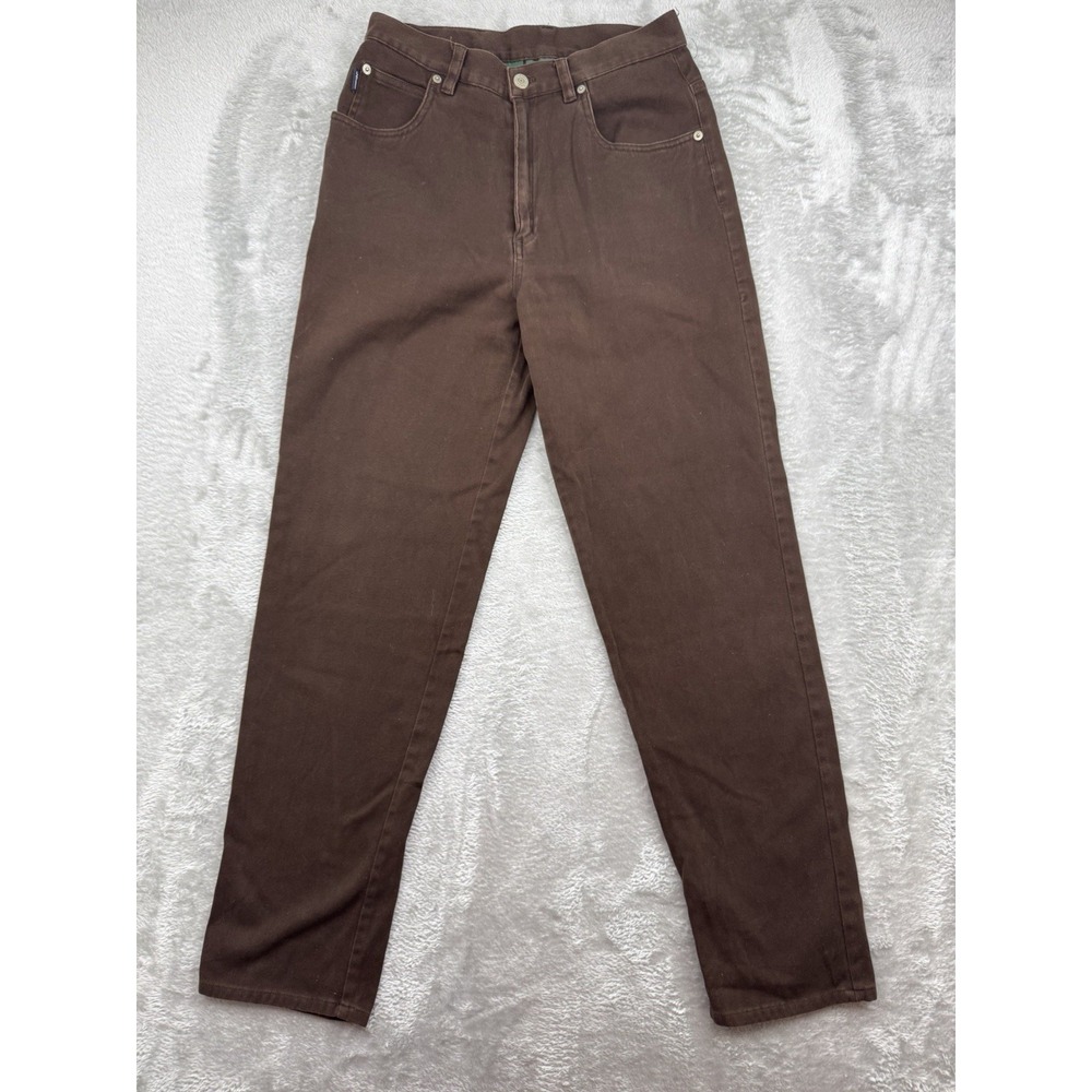 Lauren Ralph Lauren Women's Brown Pants Size 6 Classic Straight Leg 100% Cotton